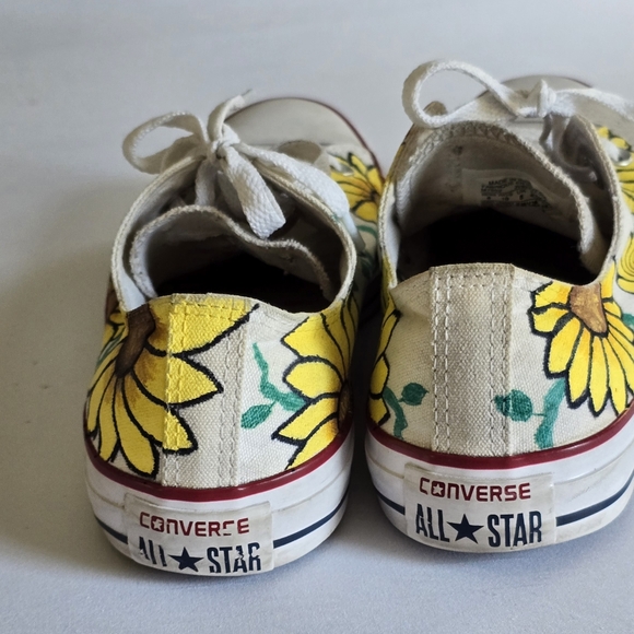 Converse Chuck Taylor All Star Custim Sunflowers M7652 Men's 8 WM 10 Sneakers - Picture 7 of 11